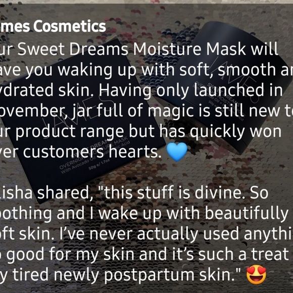 JAMES sweet dreams overnight mask New - Picture 4 of 7